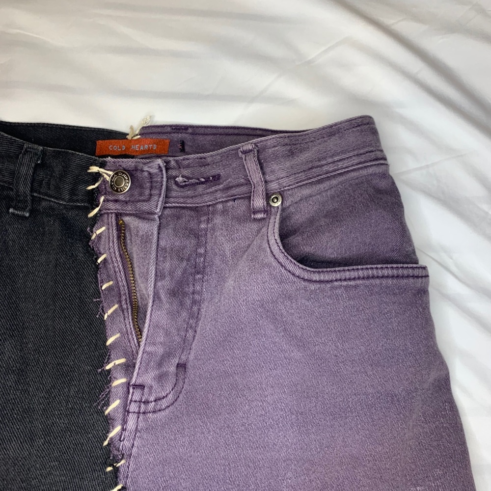 Custom cold hearted jeans